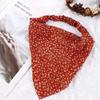 Women Cloth Floral Print Elastic headband Floral Turban Hair accessories Triangle hair headband