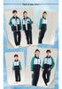 Qingyuan Schuluniformen - Cooles Sorona-Gewebe, Antibakteriell & Feuchtigkeitsableitend, Kurzarm & Shorts für Jungen & Mädchen.