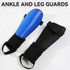 Pair New Soccer Shin Guard With Ankle Protector And Adjustable Straps Football Protective Gear Kids' Youth Adults Loogdeel 1