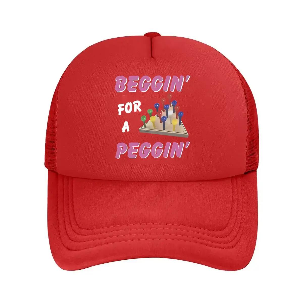 Peggin Game Fun Party Design Mesh Baseball Cap One Size