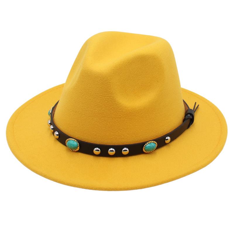 British Top Hat Jazz Fedora Hat Western Cowboy Hat Knight Hat