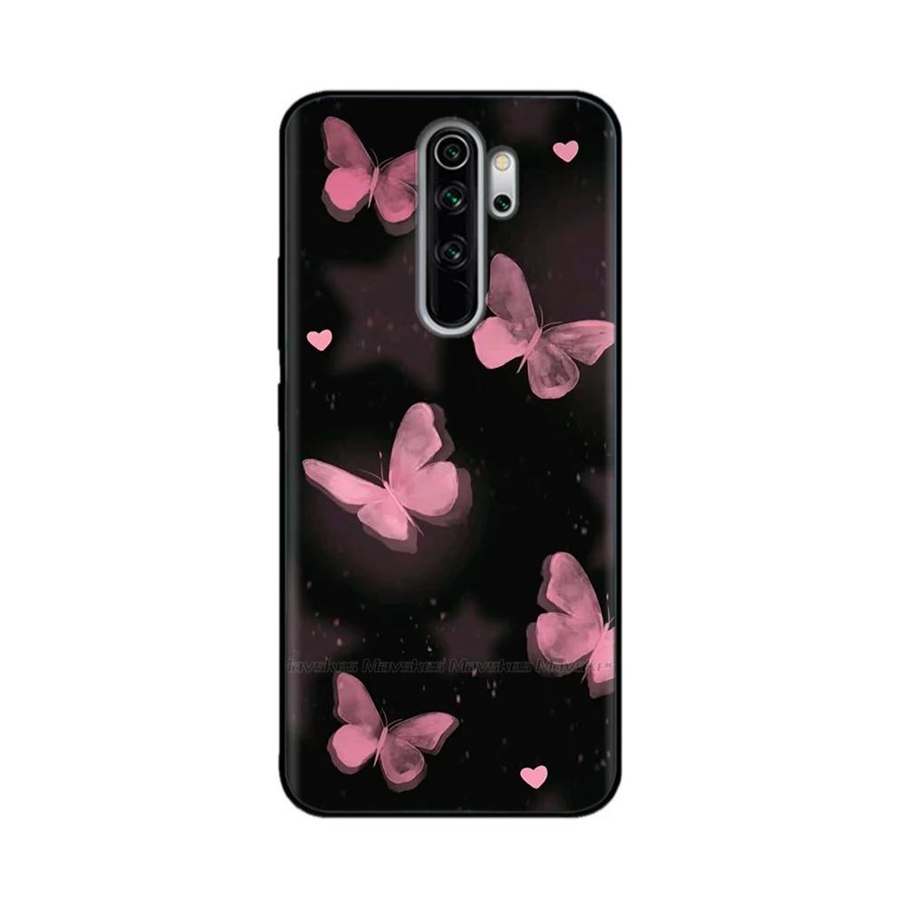 Case For Redmi Note 8 Pro Patterned Full Protection Soft Liquid Silicone Cartoon Cover For Xiaomi Redmi Note8 Pro note8Pro Funda