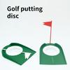 Beginner Golf Training Aids Office Golf Practice Tool Metal Golf Training Base for Swing Accuracy