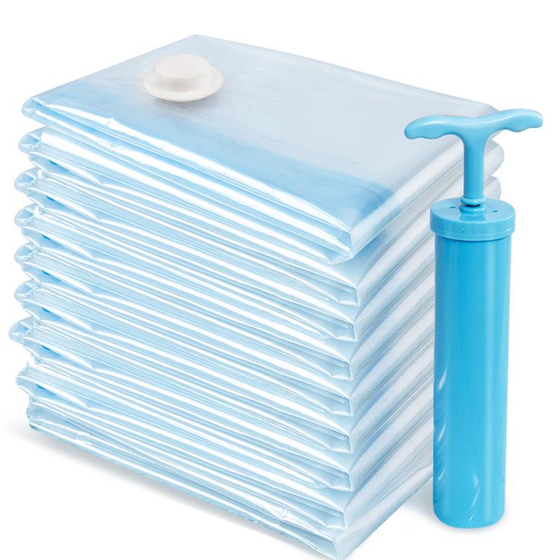 Multi-Color Hand Air Pump for Vacuum Compression Bags - Pink, Blue, White Options