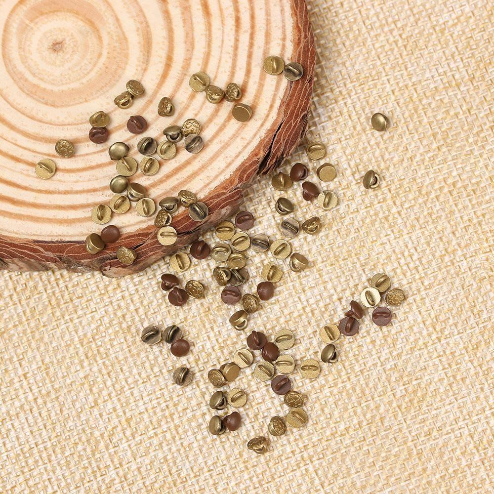 Dekoration Puppenhaus Miniatur Mini Knöpfe Metallschnallen Kleidung Nähschnalle DIY Puppenkleidung