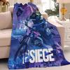 Coperta Tom C-Clancys R-Rainbow Six Siege Calda E Morbida Adatta Per Camera Da Letto Soggiorno Divano Letto Ufficio Viaggio Campeggio