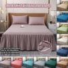 Twin Full Queen Size Bedspread Bed Sheets Home Decor Bed Skirt With 2 Pcs Pillowcase Dustproof Ruffles Bedsheets