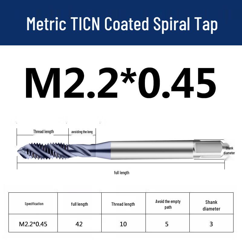 Jundingying TICN Spiral Flute Machine Tap