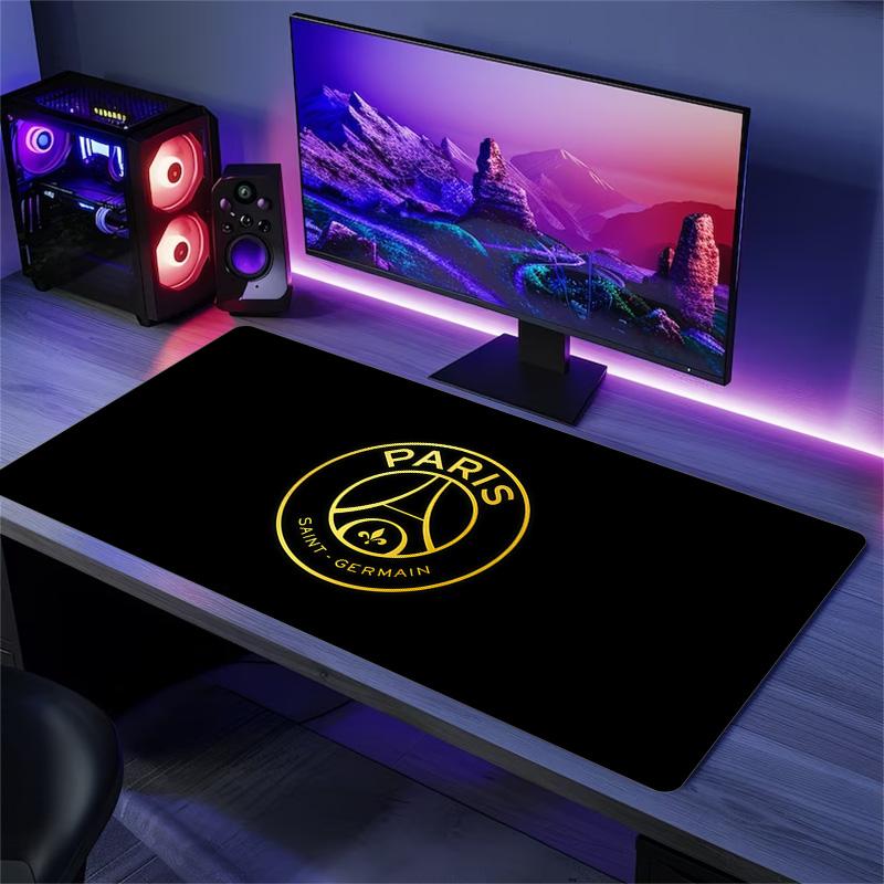 Paris Saint-Germain F.C Print Cushion Non-slip Laptop Tablet Big Mousepad XXL Mat Mini PC Playmat With Lock edge