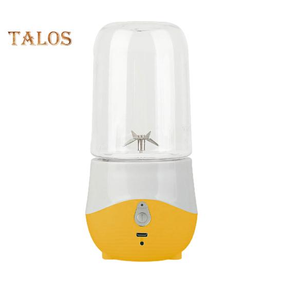 

Портативный блендер-соковыжималка для фруктового сока, миксер объемом 300 мл, большая емкость, не содержащая бисфенол-А, герметичная, перезаряжаемая беспроводная электрическая соковыжималка жёлтый