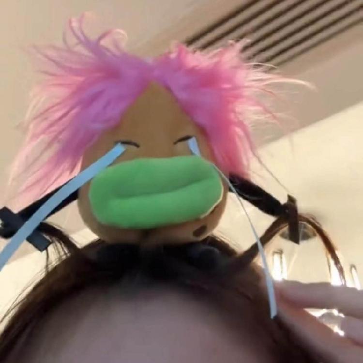 Unique Braided Doll Headband Cosplay Hairpin Hair Clip Hair Accessory for Women