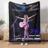 Name Custom Taylor Poster Print Flannel Blanket High Quality Warm Comfortable Cover for All Seasons Perfect for Gifts Home Decor