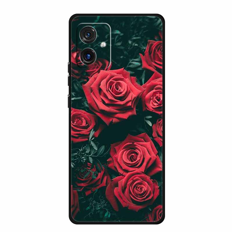 For Motorola G14 4G Case Animals TPU Silicone Soft Cover Phone Cases for Moto G14 G 14 MotoG14 PAYF0010IN Shockproof Wolf Fundas