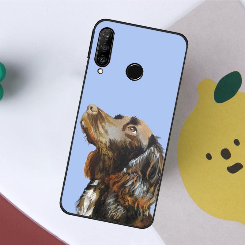 Cartoon Cocker Spaniel For Huawei Nova 12s 12i 11i 8i Y73 Y72 Y61 Y91 Y90 Y70 Y60 9 10 SE P30 P40 Lite P60 Pro Case