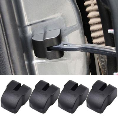 4 pçs porta do carro verificação braço capa bloqueio rolha dobradiça tampa para ford focus