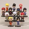 12 szt./zestaw Anime Naruto Shippuden Hinata Sasuke Itachi Kakashi Gaara Figurki Zabawki Wersja Q Figurka z PVC Lalki Prezenty