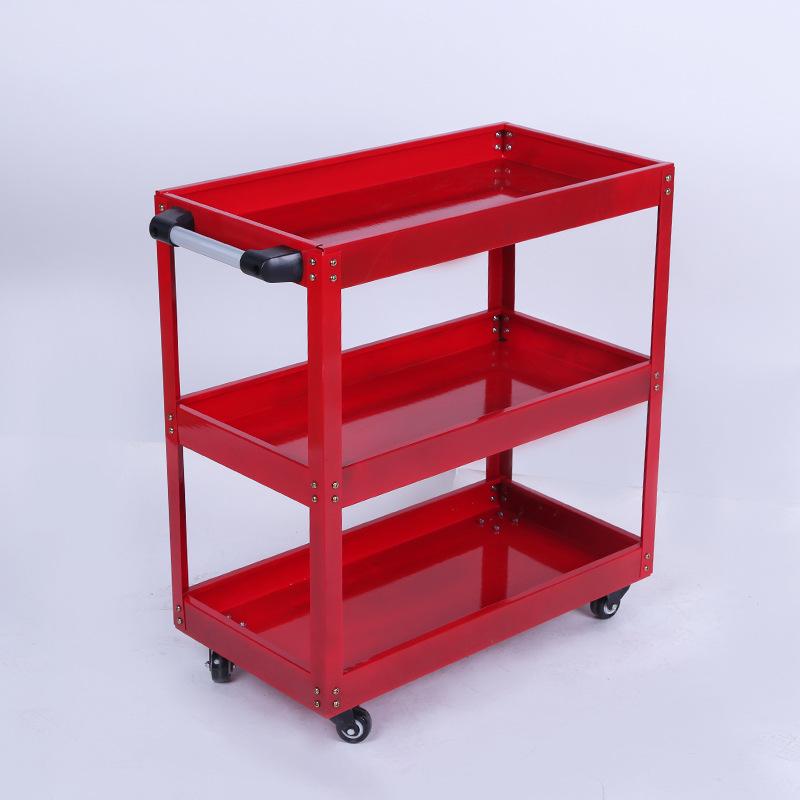 Thickened Three-Layer Tool Cart for Maintenance and Auto Repair