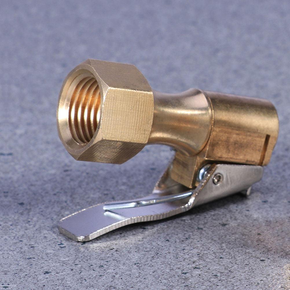 Tire Air Chuck Locking Clip Adapter Inflator Nozzle Sturdy Lightweight Tire Inflator Air Chuck Quick Connect Accessory Tire Chucks 1