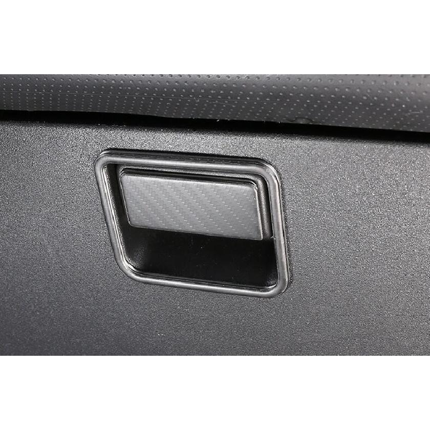 For Toyota FJ Cruiser 2007-21 Carbon Fiber Co-Pilot Storage Box Handle Bowl Trim