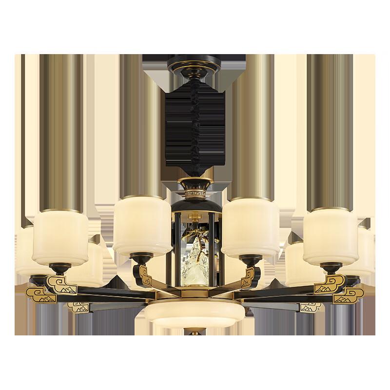 OEING Light Luxury 10-Light LED Chandelier