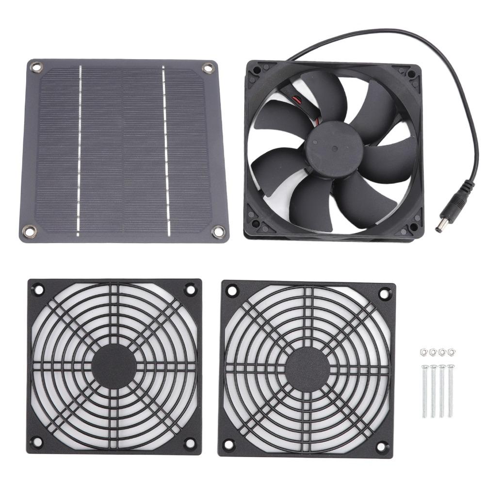 Weatherproof Solar Ventilation Fan 3W Outdoor Solar Fan Solar Powered Exhaust Fan  Chicken Coop