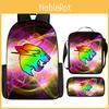 Mr Beast Lightning Cat Kids Book Bag With Durable Fabric And Fun Print For School Use