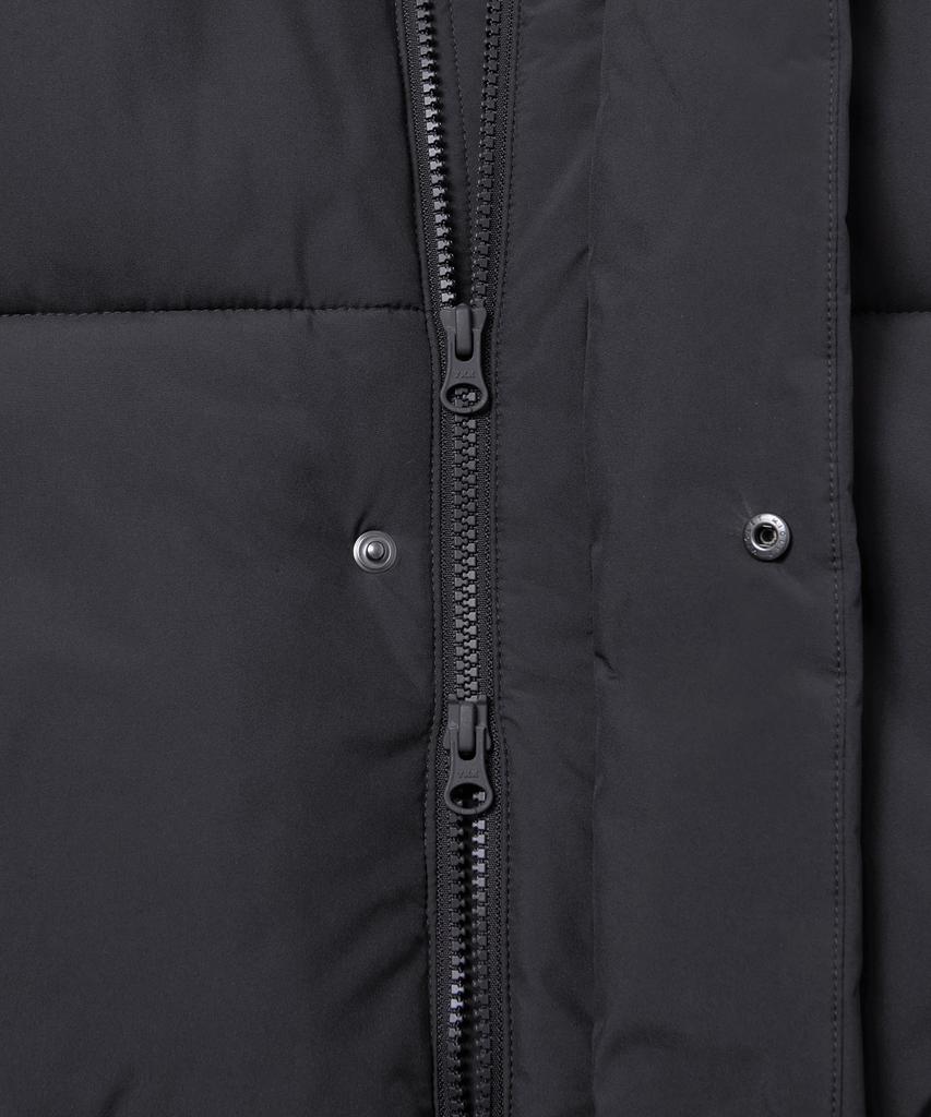 Musinsa Standard Daily Puffer Hooded Short Padded Jacket [Dark Gray]