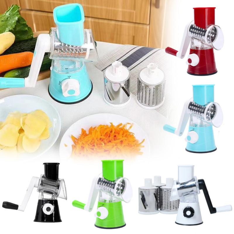 Innovative Hand-powered Vegetable Cutter With Multiple Functions For Potatoes Cheese And More