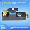 Car Battery Disconnect Switch 12V-24V Brass Conductor Anti-Leakage Cut Off Switch for Off-road Vehicle Yacht ATV Repair