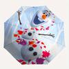 Disney Olaf,Frozen,Autumn Manual Opening and Closing Umbrella, 8-Rib Reinforced Folding Design, Lightweight