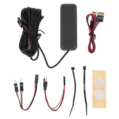 Touch Sliding Desktop Computer Power Switch RGB Lighting External PC On Off Power Button for Office