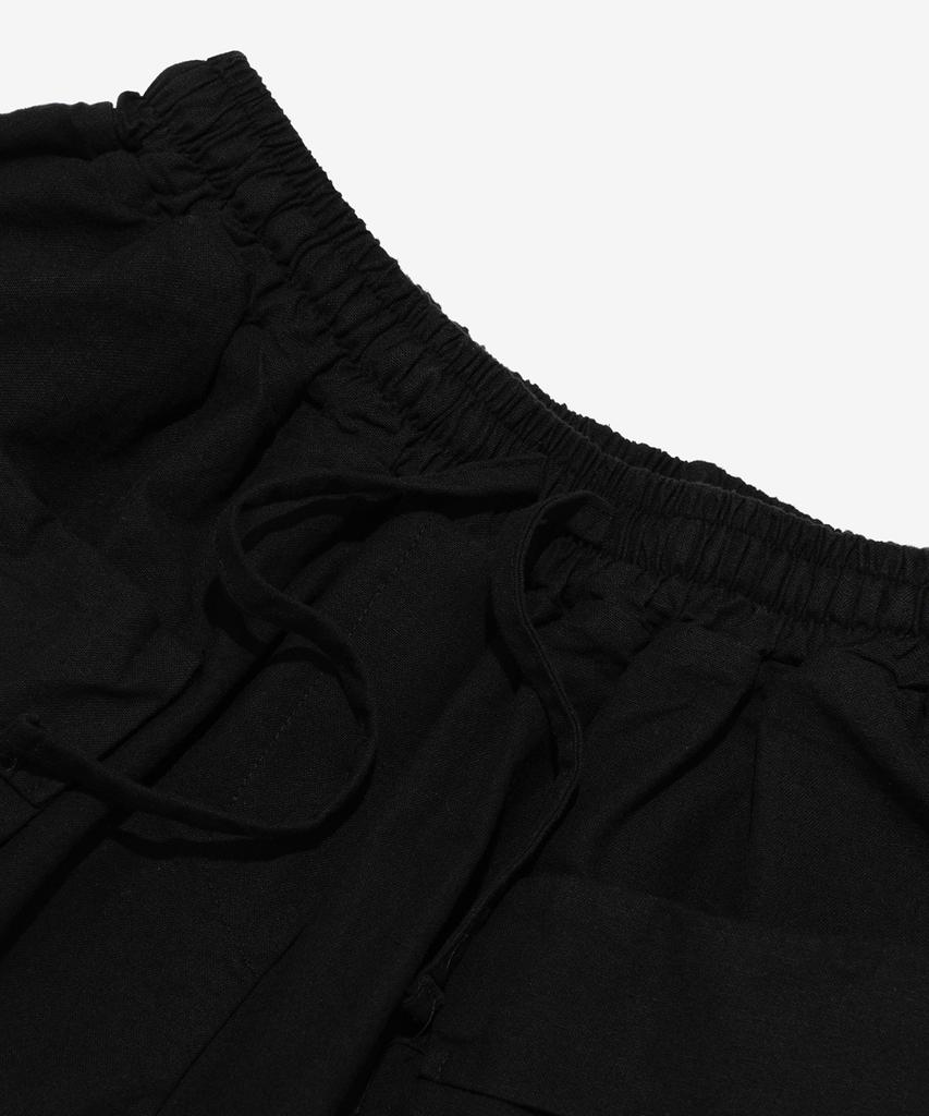 Cargo Bros Damen Bermuda-Hose mit Außentaschen im Americana-Stil (Schwarz)