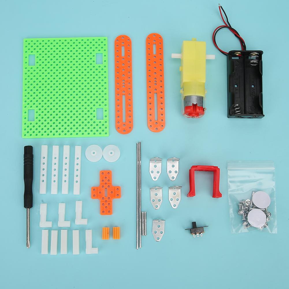 Assembled Educational Model Toy 2-Feet Walking Robot Children DIY Science Technology Tool