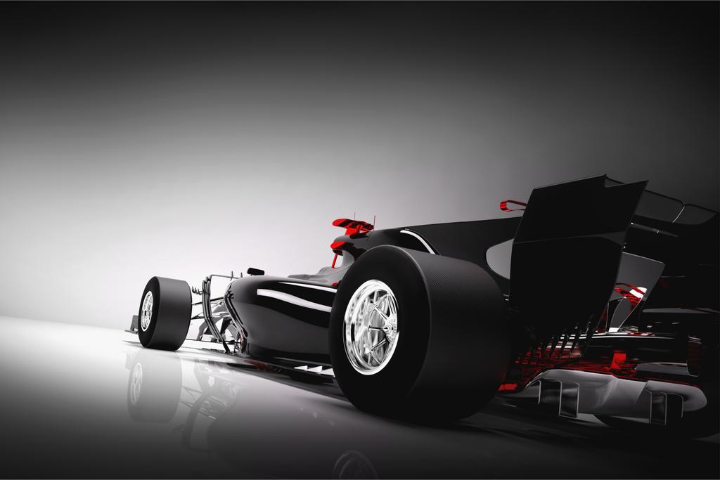 Photomural F1 Car From The Back Washable Fleece 368x254