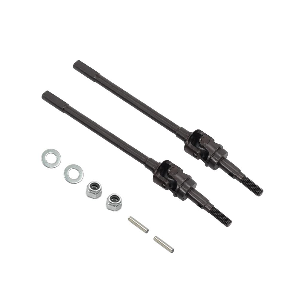 CVD Drive Shaft Dogbone Heavy Duty Universal AR44 Axle Front and Rear for RC 1/10 Axial SCX10-II 90046 90047 JEEP Wrangler