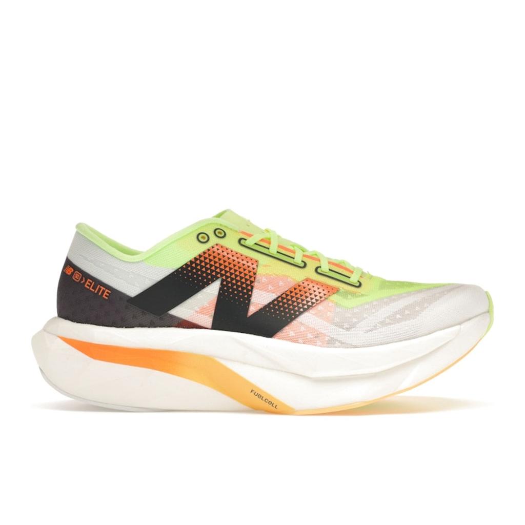 New Balance  FuelCell SuperComp Elite v4 White Lime Mango Women Sneakers Bleached-Lime-Glow Hot-Mango WRCELLA4