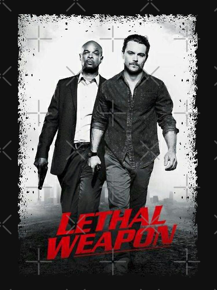 Lethal Weapon Action Movie American Police Motivational Lethal Weapon Buddy Cop Retro Wave Classic T-Shirt