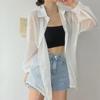 Women's Summer Cardigan – Ice Silk Sun Protection, Thin and Drapey Design Cover-up Top