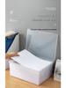 Transparenter Kunststoff A4 Schreibtischorganizer mit Deckel - Staubdichte quadratische Ablagebox