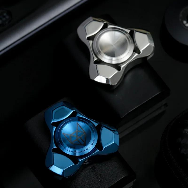 EDC Stainless Steel Metal Mini Fidget Spinner Relieve Stress Relief Toy Best Hand Spinning Top Tip Antistresse Decompression