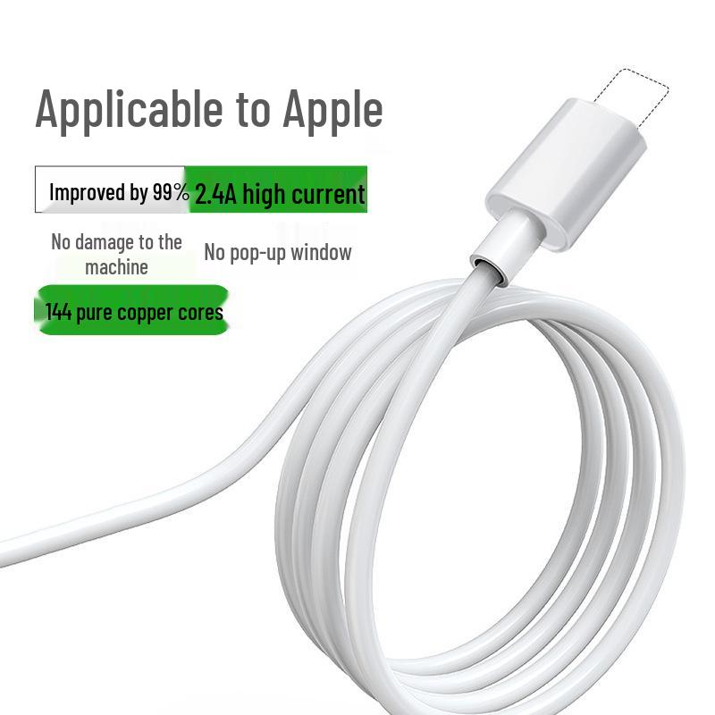 Apple-Compatible Fast Charging iPhone Cable - Available in 1m and 2m Lengths