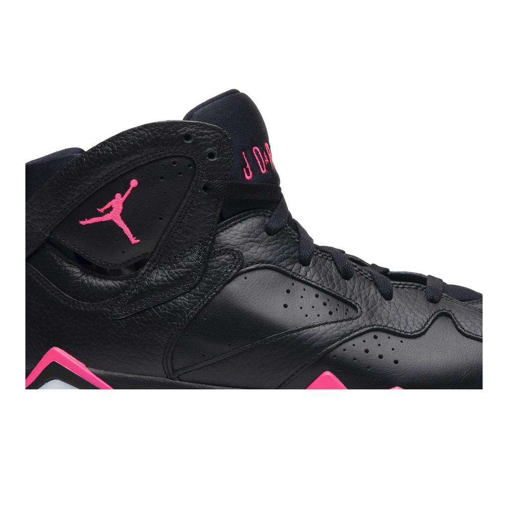 Air Jordan 7 Retro GG 'Hyper Pink' (Unisex) Black / Hyper Pink-Hyper Pink Kids' Basketball Shoes 442960 018