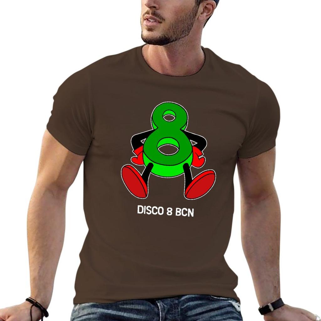 New Disco 8 - Techno Hardcore T-Shirt Graphic T Shirt Kawaii Clothes T Shirts for Men