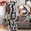 1.8m Bloody Halloween Plastic Chain Fake Chain Costume Prop Creepy Scary Haunted House Decor Horrored Themed Party Decoration