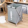 Foldable Waterproof Laundry Hamper with Handles - Oxford Cloth and Aluminum Frame