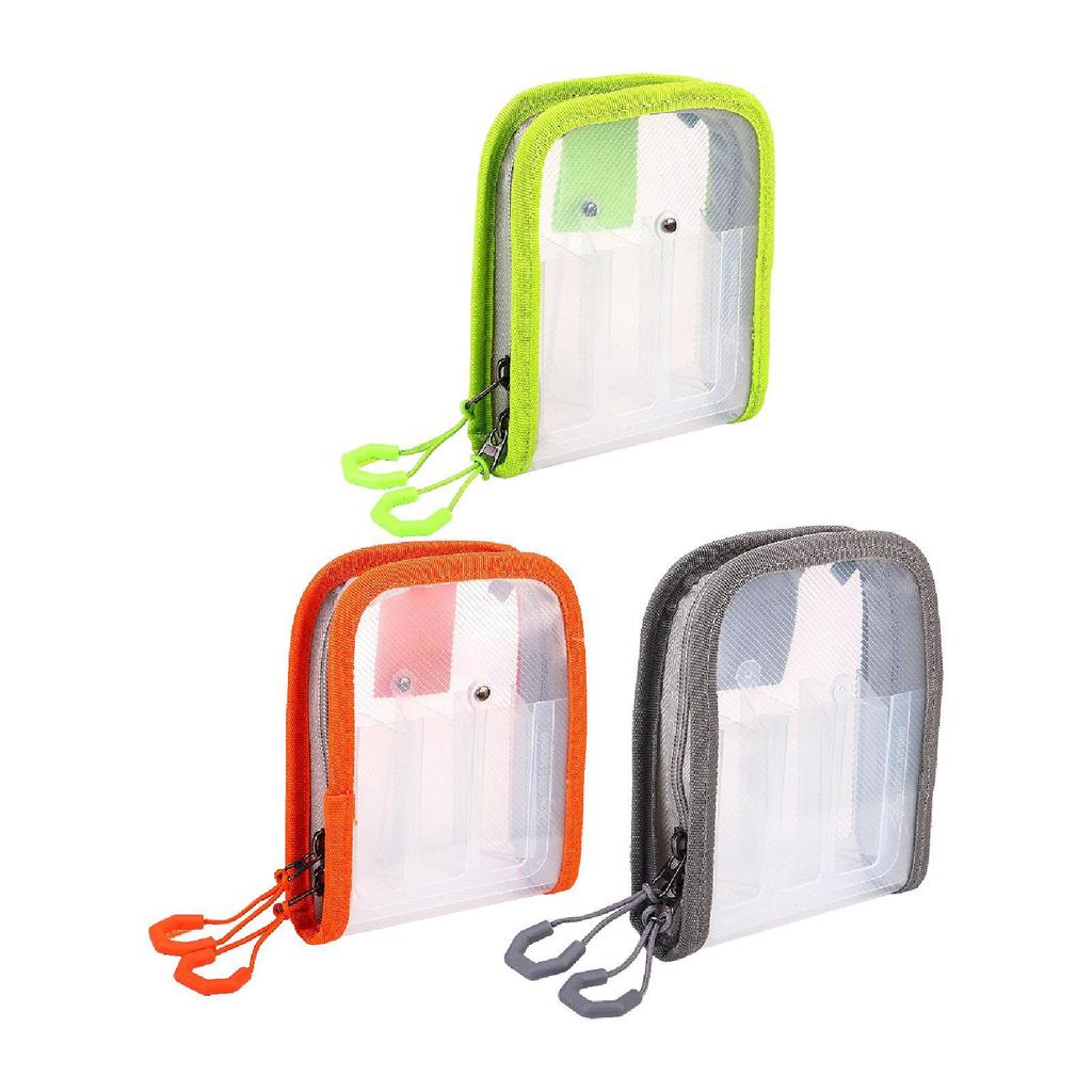 Fishing Lure Bag Accessory Protective Fishing Gear Organizer Outdoor Freshwater Zipper Versatile Compact Squid Jig Storage Bag