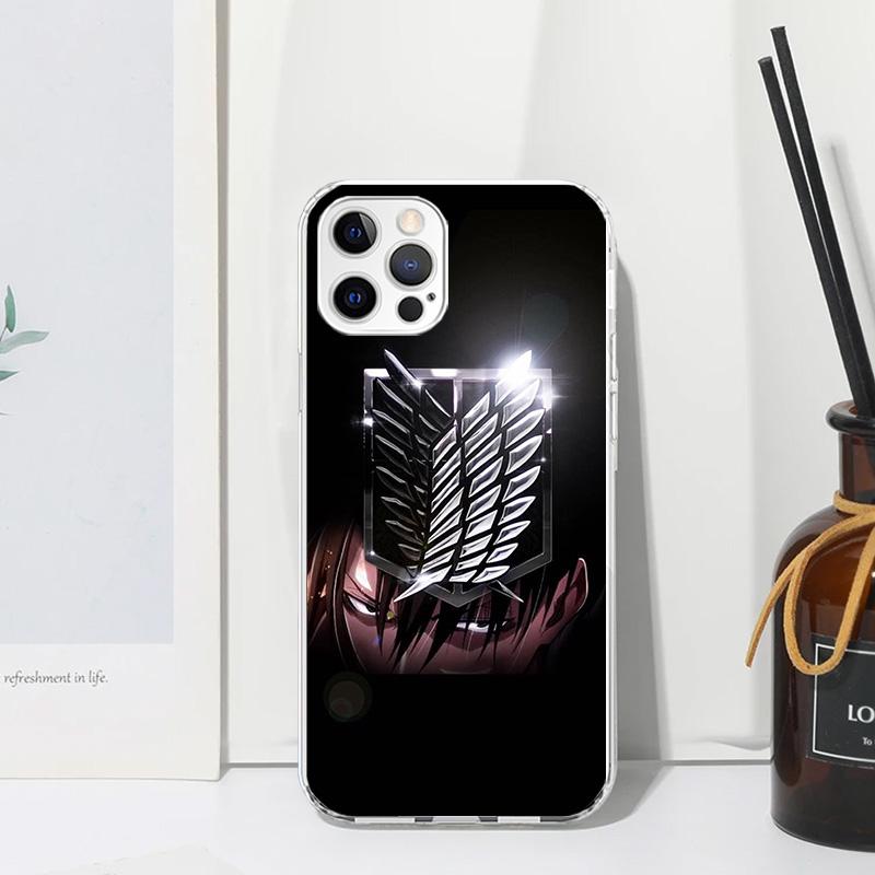 Attack-Titan Levi Phone Case For Iphone 17 Air 16 15 Plus 16E 14 Pro Max 13 Mini 12 11 7 8 SE Fundas Soft Back Cover 17 Air 16 1