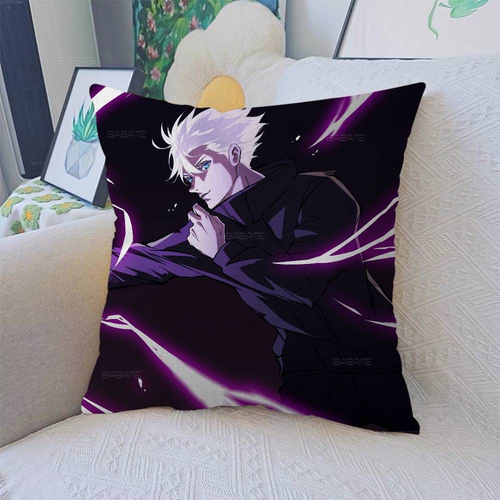 Anime Jjujutsu Kkaisen Gojo Satoru Pillowcase Toon Gift Cushion Cover Bedroom Home Sofa Chair Seat Decor Pillow Case