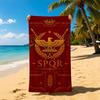 Gold Imperial Eagle Rome Towel Towel Soft Pool Gift For Travel Gym Shower Cool Camping Quick Dry Sports  Large Beach Towel