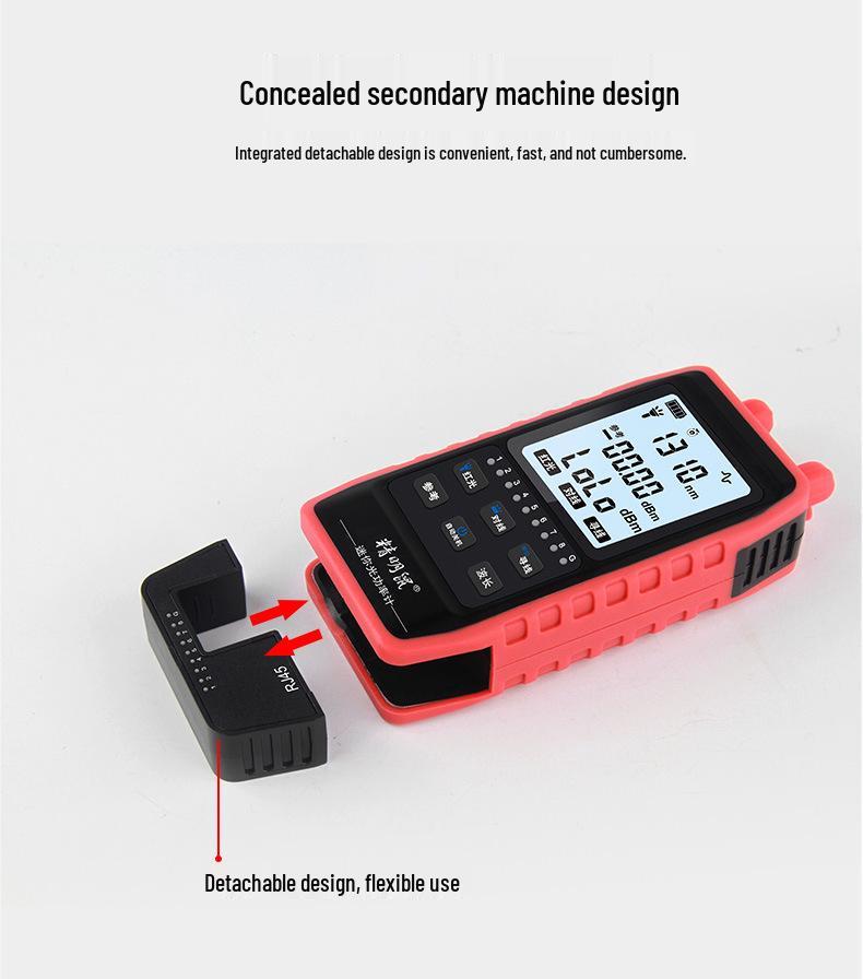 Shrew NF-908L Rechargeable Optical Power Meter & Red Light Pen Fiber Optic Test Tool